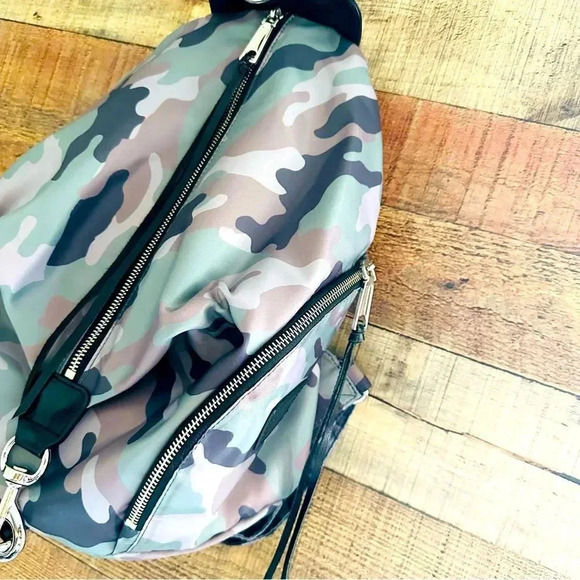 NWOT Rebecca Minkoff Julian Nylon Camo Backpack - Picture 6 of 14